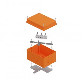 Коробка огнестойкая для о/п 40-0351-FR6.0-6 E15-E120 для о/п RAL2004 150х110х90 (6 шт/кор) Промрукав