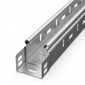 Лоток перфорированный Стандарт INOX (AISI 304) 50х50х3000 (0,8 мм) (3 м/уп) Промрукав