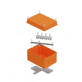 Коробка огнестойкая для о/п 40-0351-FR6.0-8 E15-E120 для о/п RAL2004 150х110х90 (6 шт/кор) Промрукав