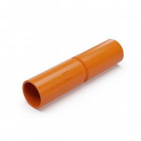 Патрубок-муфта оранжевая d16 мм (100шт/1200шт уп/кор) Промрукав