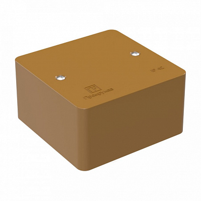 Коробка универсальная для кабель-канала 40-0460 безгалогенная (HF) бук 85х85х45 (152шт/кор) Промрукав